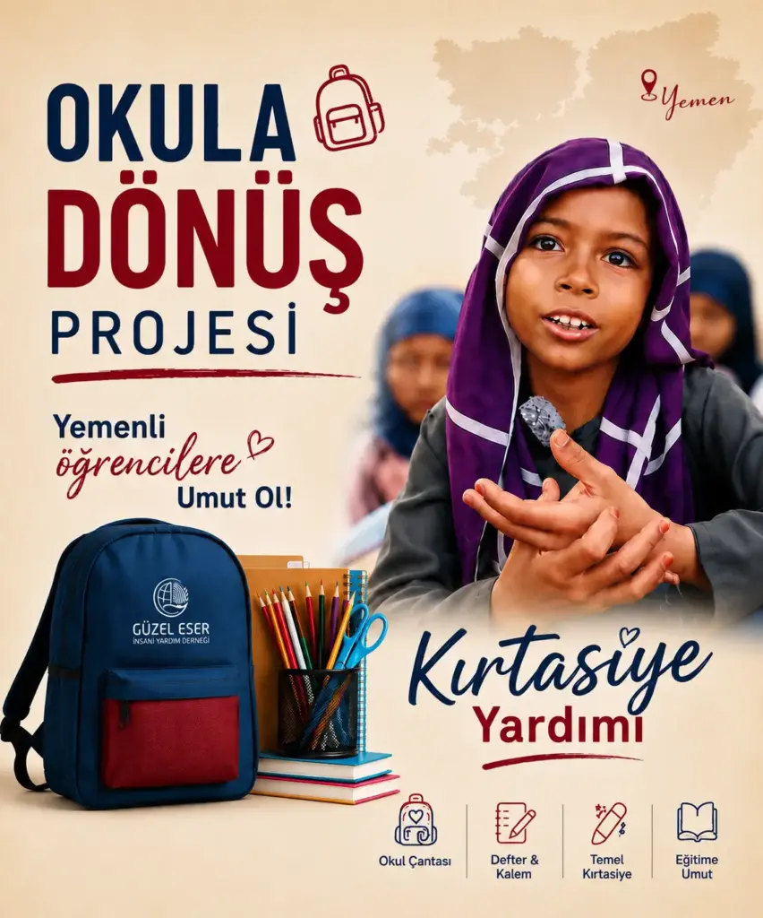 Yemenli &Ouml;ğrencilere Okula D&ouml;n&uuml;ş Kampanyası kapak g&ouml;rseli